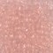 Miyuki 6 Round Seed Bead, 6-155, Transparent Light Tea Rose, 10 grams
